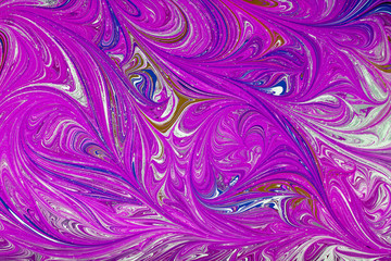 Ebru style background with different patterns in high quality