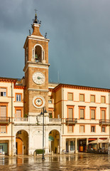 Tre Martiri square in Rimini