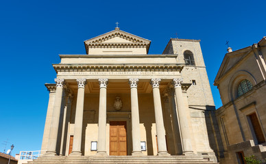 Fototapeta na wymiar Basilica Di San Marino