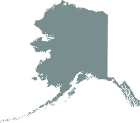 map of alaska united states