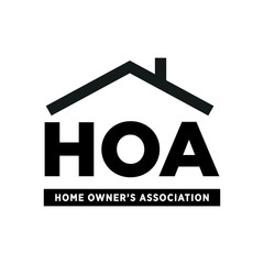 HOA, Home Owner's Association, House Icon Vector Illustration Background