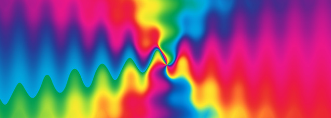 An abstract wavy psychedelic background image.