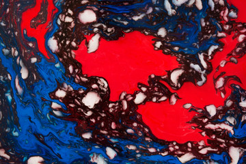 Ebru style background with different patterns in high quality