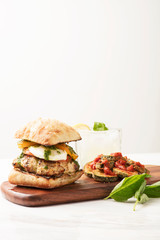 Italian Chicken Burgers