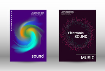 Fototapeta premium Modern musical covers