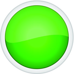 green glossy button