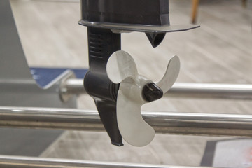 particular of an outboard engine propeller