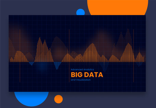 Big Data Website Hero Image Layout Concept