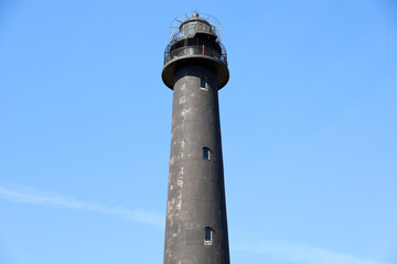 The beautiful Sorve lighthouse on the island of Saaremaa in Estonia