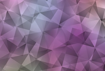 Obraz premium Light Purple, Pink vector low poly texture.