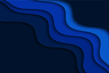 Abstract curved wave with blur effect for your design. Illustration with curves lines. Wavy paper cut background. Blur.