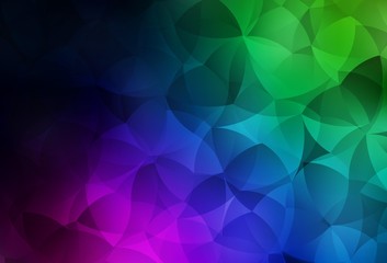 Dark Multicolor vector texture with abstract forms.