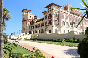 Fototapeta na wymiar King Farouk Palace in Egypt