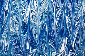 Ebru style background with different patterns in high quality