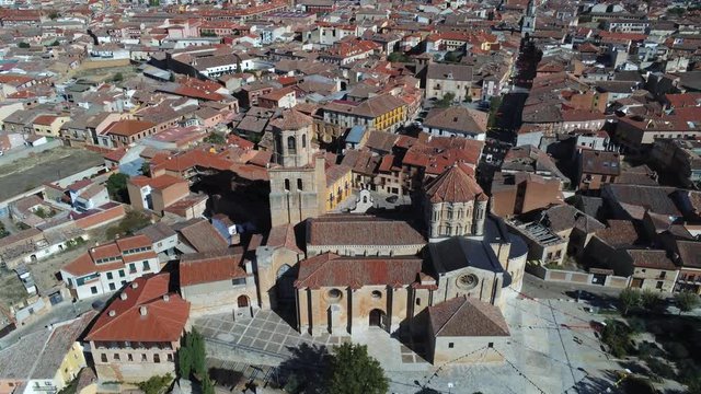 Toro. Beautiful village of Zamora,Spain. Aerial Drone Footage