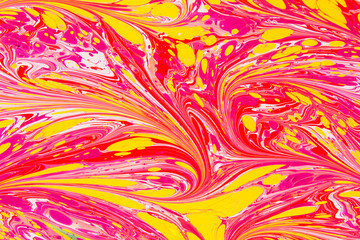 Ebru style background with different patterns in high quality