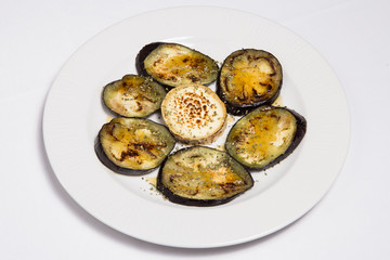 Eggplants grill.