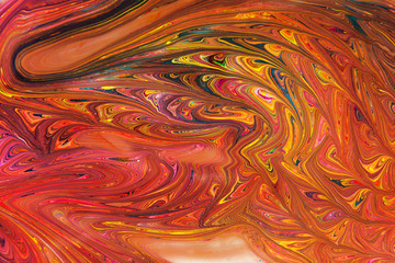 Ebru style background with different patterns in high quality