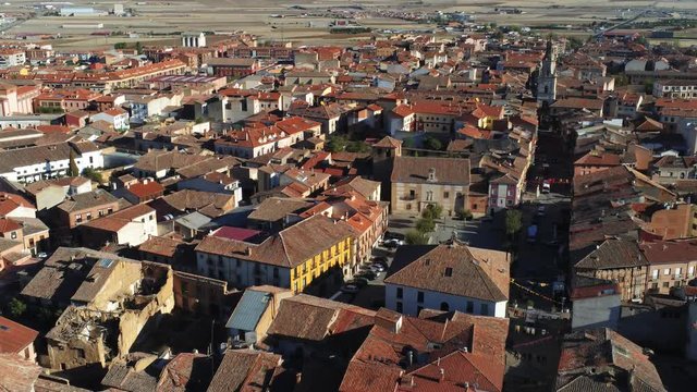 Toro. Historical village of Zamora,Spain. Aerial Drone Footage