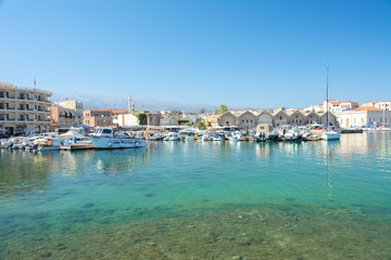Chania Hafen auf Kreta