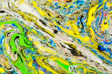 Ebru style background with different patterns in high quality