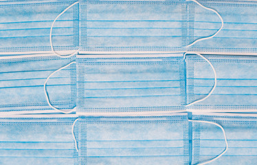 Blue Surgical Masks.