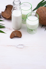 Non-dairy natural coconut milk