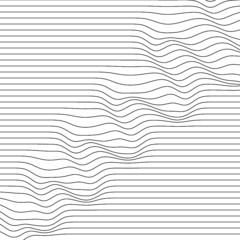 MINIMAL DISTORTED AND WARPED LINES