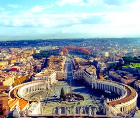 Naklejka na ściany i meble Vatican nice view to appreciate