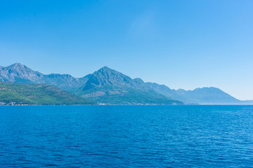 Croatian coastline from the sea
