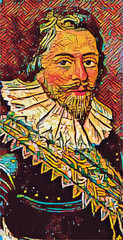Fototapeta premium Cavalheiro renascentista em traje histórico