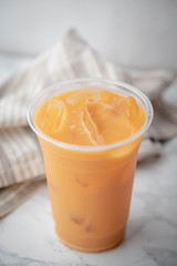 thai style iced milk tea