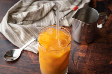 thai style iced milk tea
