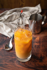 thai style iced milk tea