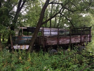 Naklejka premium old wooden house