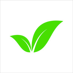 Green ecology icon set. Save green vector collection.
