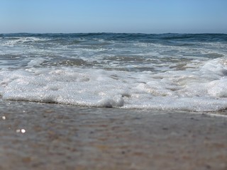 beach sand waves on beach ocean