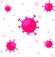 virus illustration background