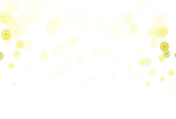 Fototapeta na wymiar Light Green, Yellow vector template with circles, lines.