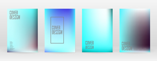 Pastel Soft. Vibrant Blue, Teal, Neon Concept.