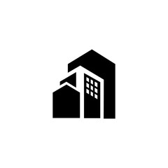 Real estate icon logo