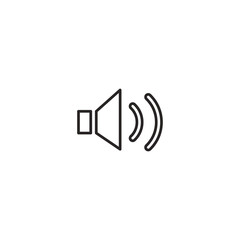 speaker outline icon logo