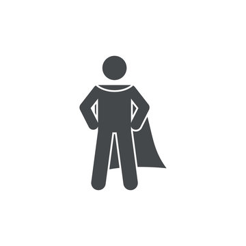 super hero icon logo