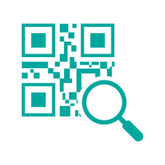 Scan qr code icon design. vector illustration