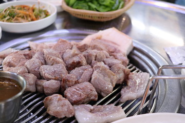 Pork of Jeju Island Black pig in Korea