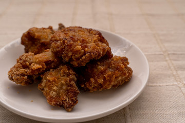 自宅で作った唐揚げ