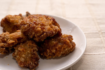 自宅で作った唐揚げ