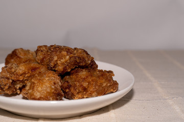 自宅で作った唐揚げ