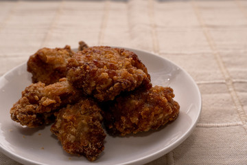自宅で作った唐揚げ