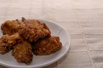 自宅で作った唐揚げ
